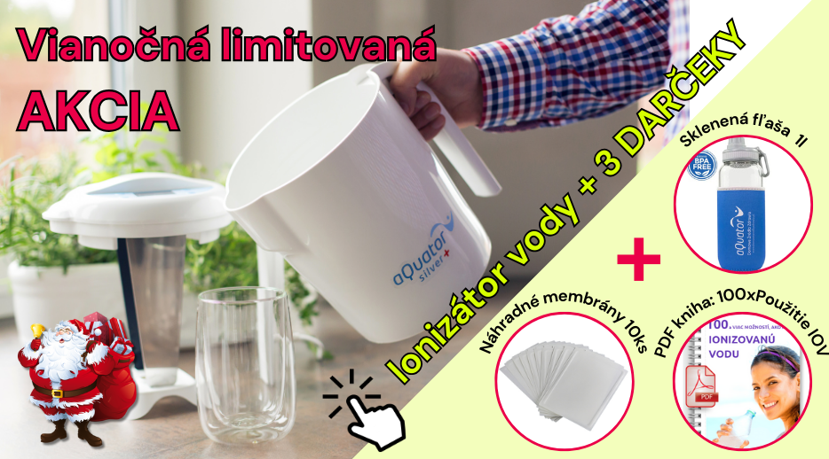 Ionizátory vody aQuator akcia