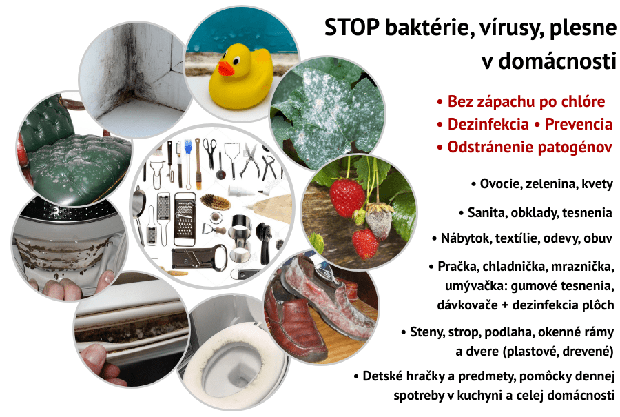 Plesne, baktérie, vírusy v domácnosti