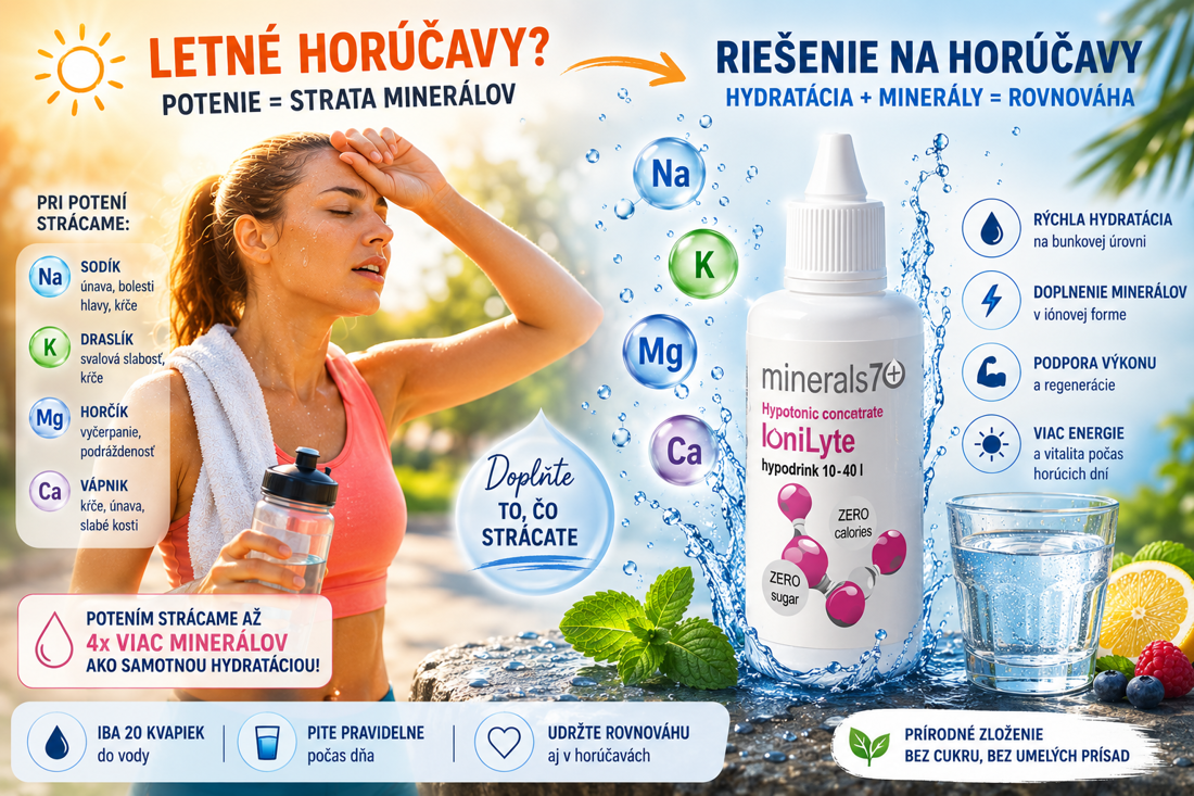 Minerálna rovnováha počas leta