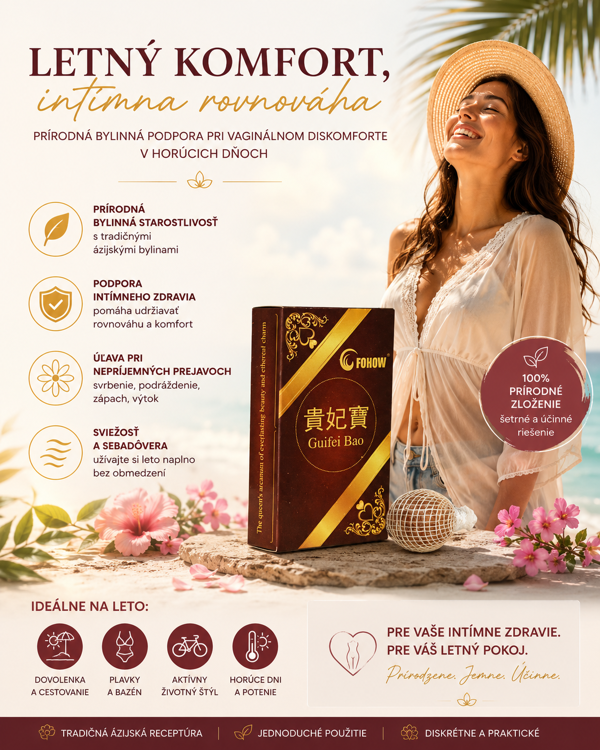 Bylinná detoxikačná vaginálna guľôčka (tampón) Fohow Guifei Bao