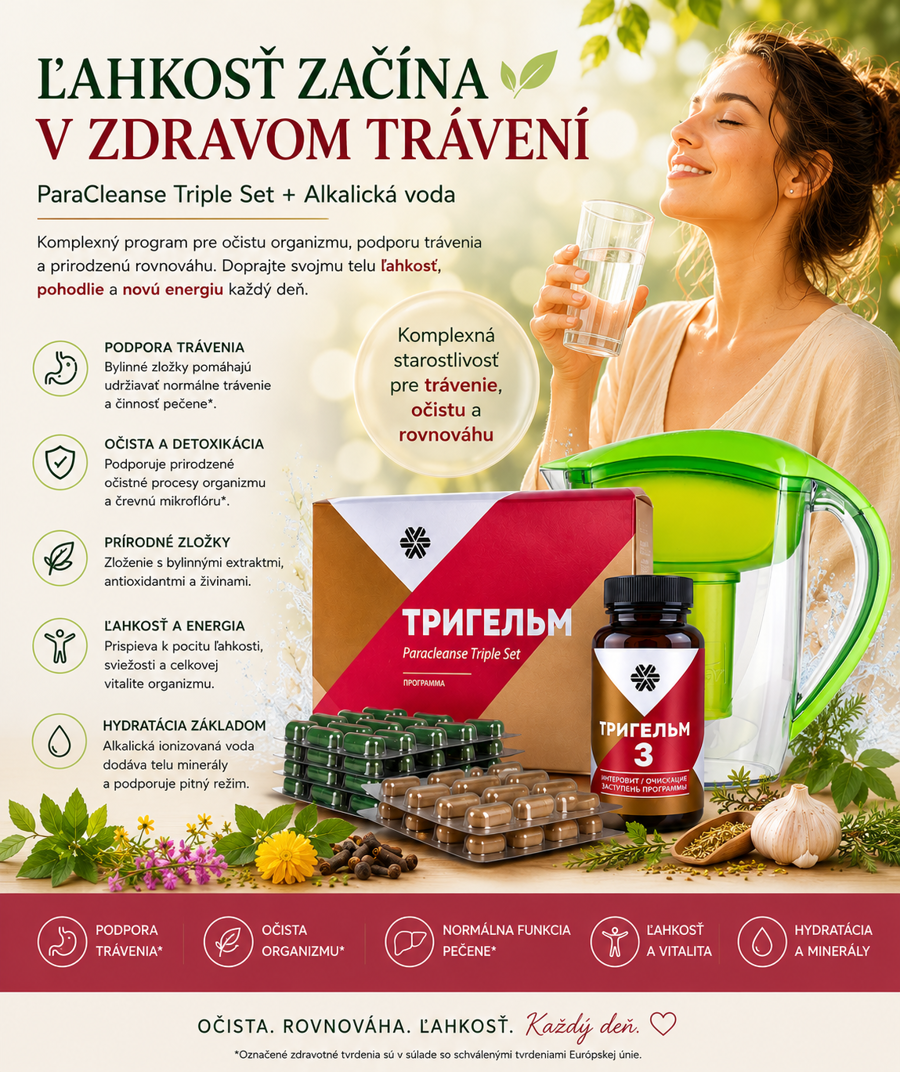 Alkalická voda a parazitná kúra Paracleanse