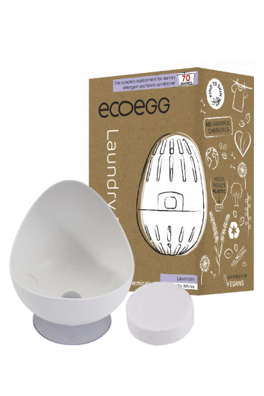 EKO Pracie vajíčko biele prádlo ECOEGG 70 praní • Držiak na vajíčko • Detox tableta do práčky 1ks • 3 druhy vône