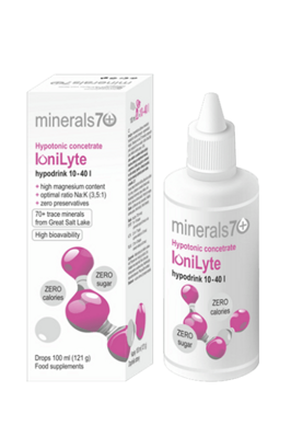 IoneLyte MINERAL 70+ iónový hydratačný koncentrát 100ml