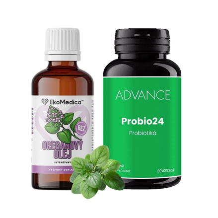 Oreganový olej • Probiotiká • Multivitamíny