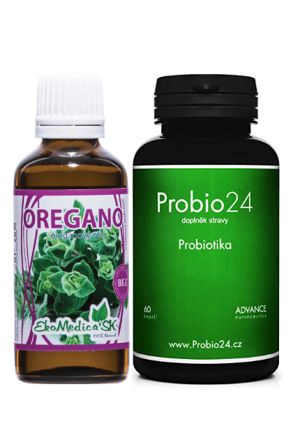 Oreganový olej 50ml • Probiotiká 60kps • Multivitamíny 90kps