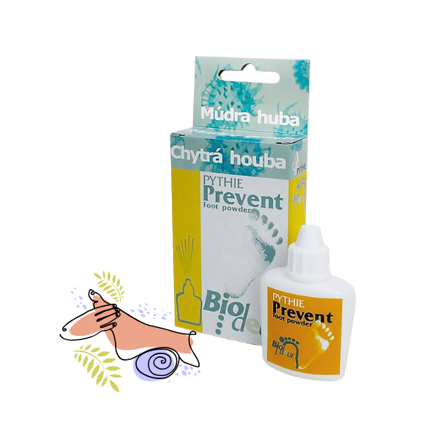 Múdra huba PYTHIE Prevent Foot púder/zásyp 1x4 g
