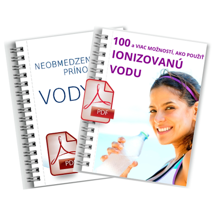 IONIZOVANÁ VODA • 2ks Brožúry v PDF formáte zasielame emailom