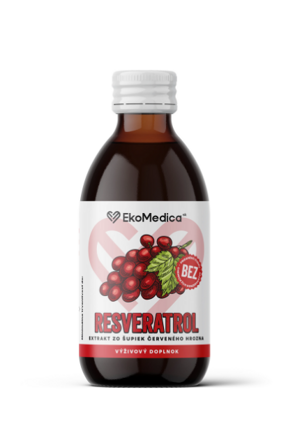 Resveratrol extrakt zo šupiek červeného hrozna 250ml • Zápaly, Alergie, Plesne