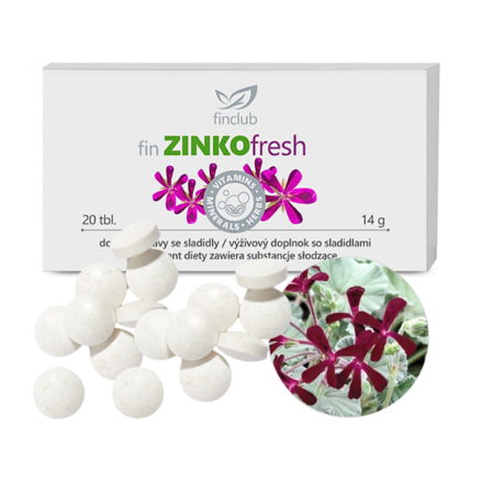 Zinkofresh cmúľacie tablety • Dýchacie cesty 20tbl