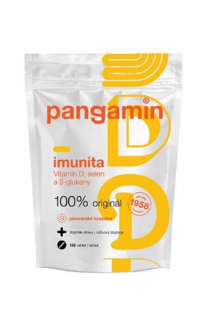 Pangamin • Pivovarské kvasnice IMUNITA • Selén + D2 120tbl