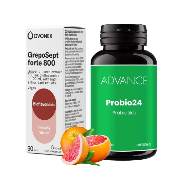 Grapefruit extrakt • Probiotiká • Multivitamíny