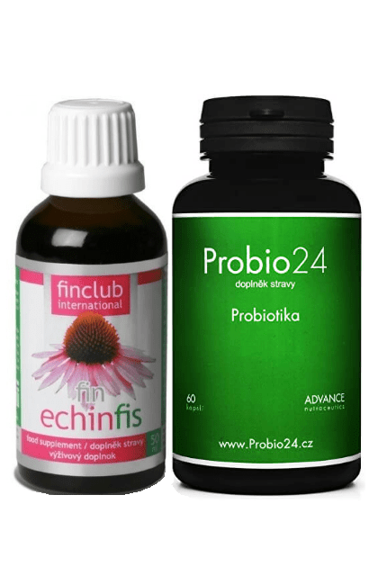 Echinacea purpurová 50ml • Probiotiká 60kps • Multivitamíny 90kps