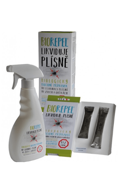 STOP PLESNE na omietkach • Múdra huba BIOREPEL® sprej