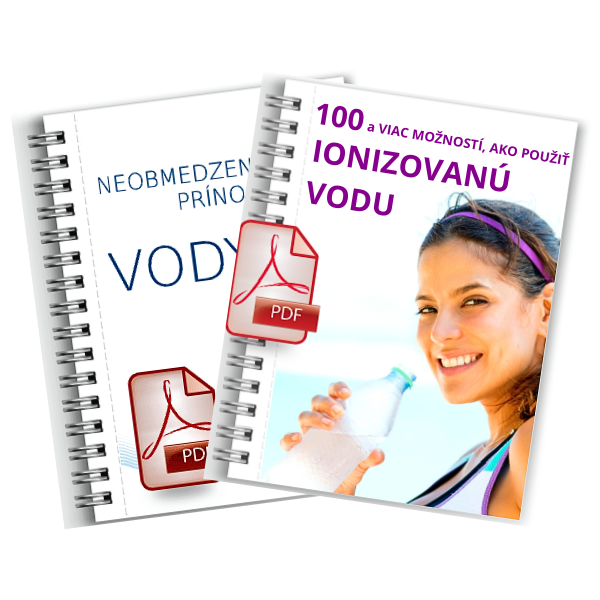 IONIZOVANÁ VODA • 2ks Brožúry v PDF formáte zasielame emailom