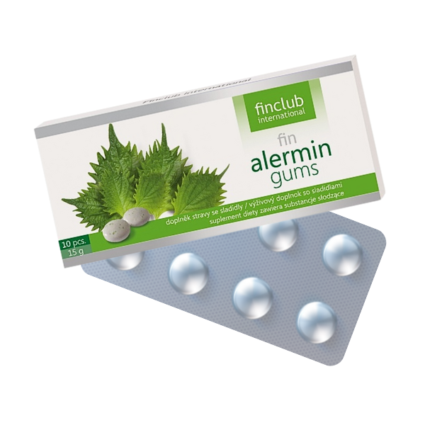 Alermin gums • Anti reakcia Prach Huby Plesne 10ks