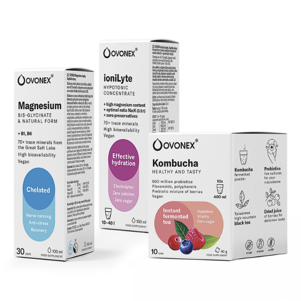 MINERAL set • Mg 100ml + IoneLyte 100ml • Kombucha