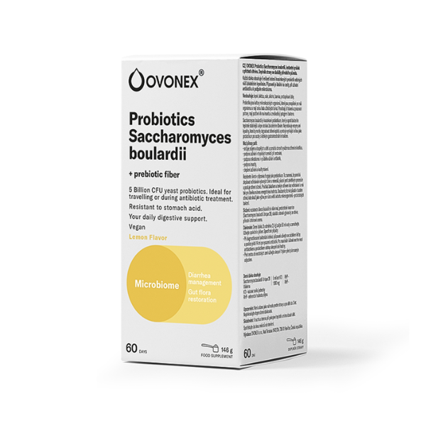 Probiotiká Saccharomyces Boulardii • Citrón 146g
