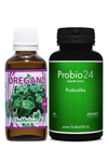 Oreganový olej 50ml • Probiotiká 60kps • Multivitamíny 30kps